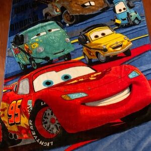 Vintage lightning McQueen blanket (twin)